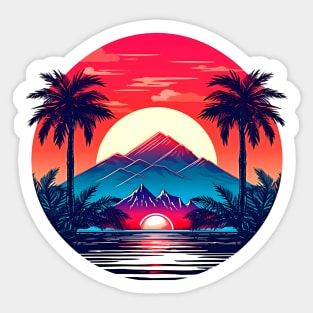 Sunrise Mountain Sticker